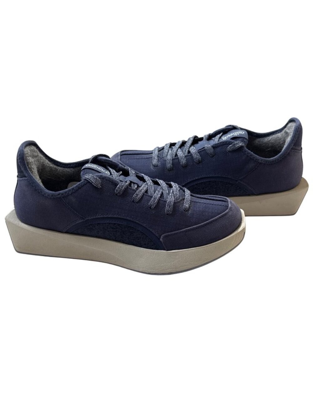 ALLBIRDS Womens Navy Wool Runner-Up Sneakers Size 9 Lightweight & Cushioned Sole - Picture 9 of 9